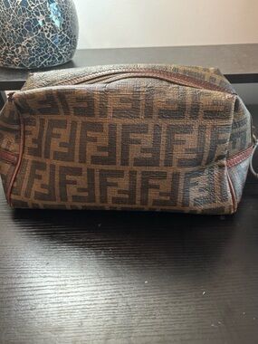 Vintage Fendi Zucca Monogram Bento Vanity Bag – Tobacco Moro Canvas